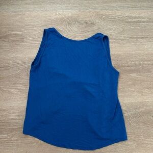 Fighting Eel Blue Backless / Twist back Tank Top